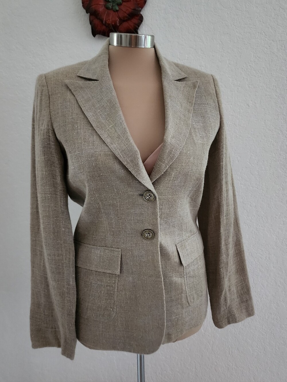 CREDIBILITY BY SHERI | Neutral Beige Lined Jacket